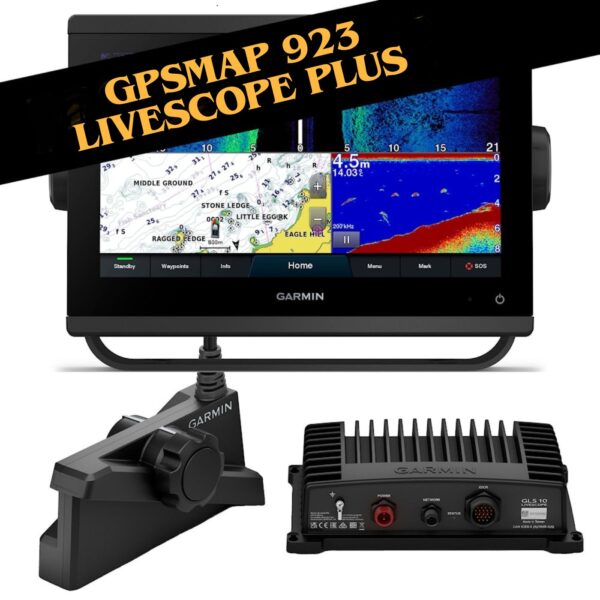 Zestaw Garmin GPSMAP 923 + LiveScope LVS34 Plus