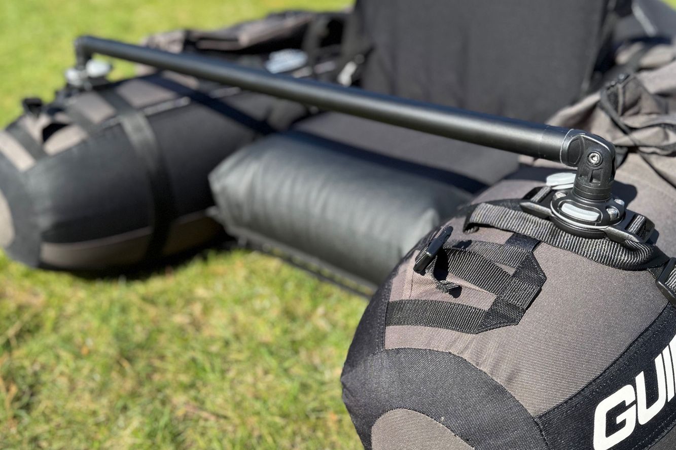 Belka zamontowana na BellyBoat