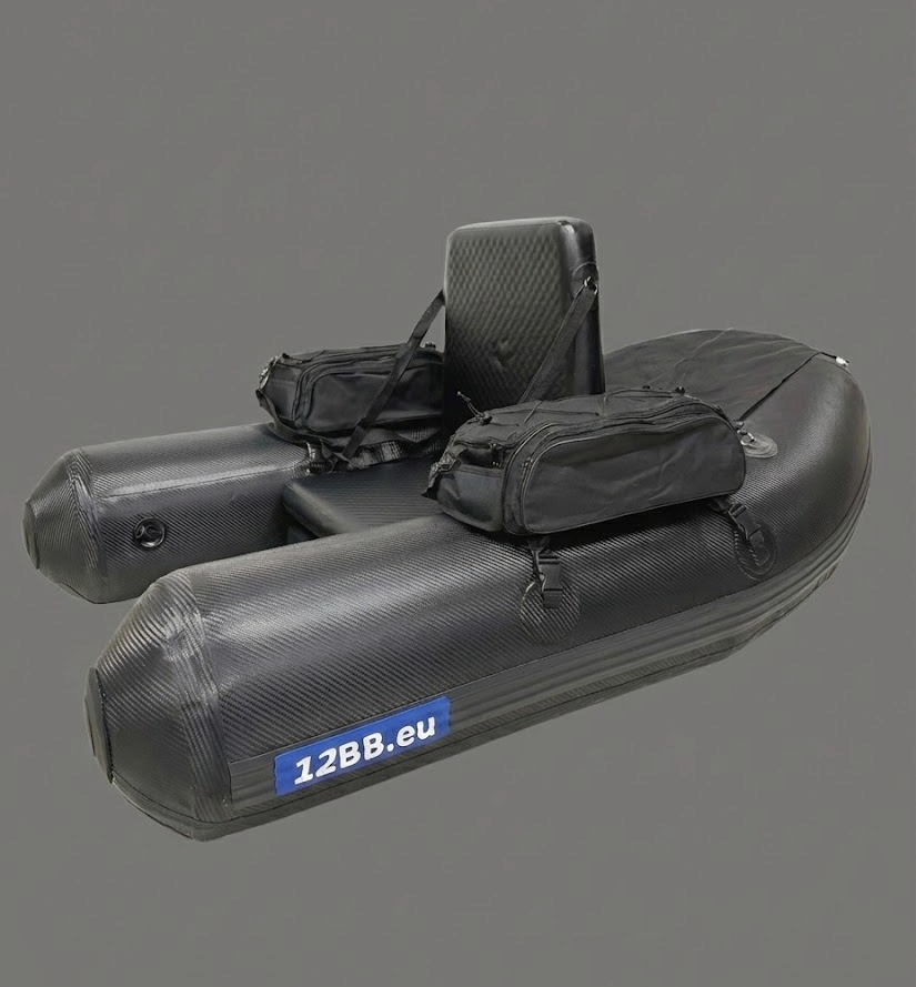 Belly Boat 12BB JUMBO XS Special Carbon Edition - kompaktowe pływadełko PVC 1.2mm