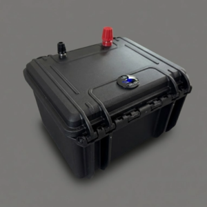 Wodoodporny akumulator LiFePO4 12.8V w pancernym case IP67 do belly boat