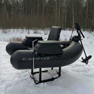 E-drifterr razem ze sztycą Cremers oraz silnikiem Haswing+Torby