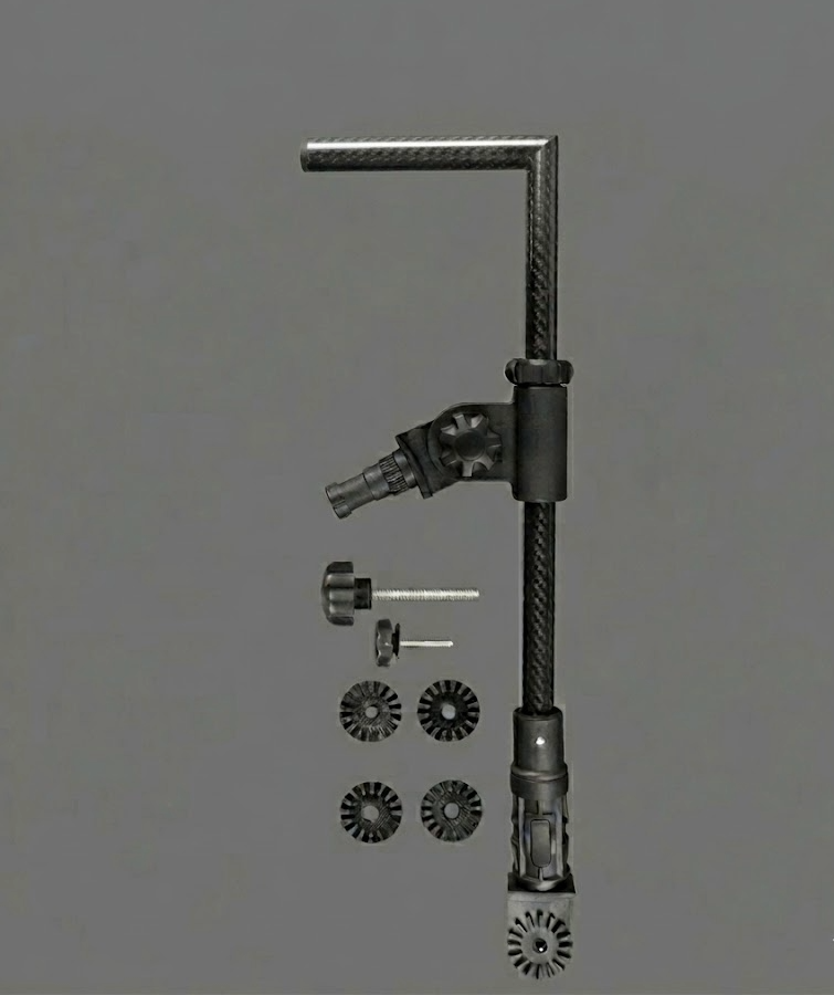 Sztyca do przetwornika Carbon – bellyboat | Float Plus