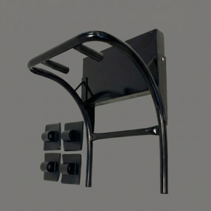 Uchwyt silnika elektrycznego XL 12BB.eu RVS z deską multiplex do bellyboatu – widok z przodu