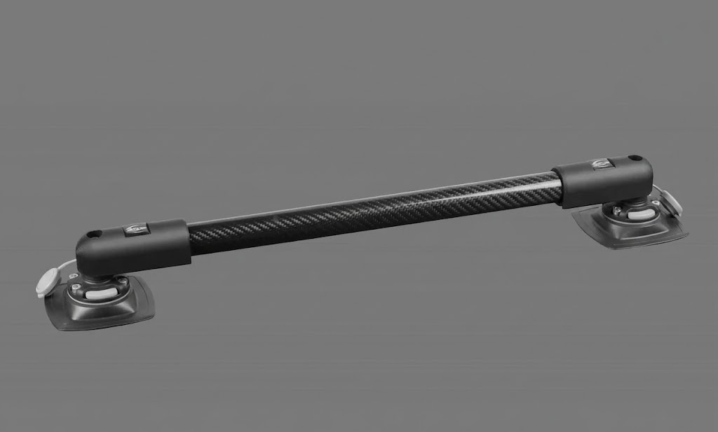 Rurka Carbon Widok calej, uchwyt Fasten