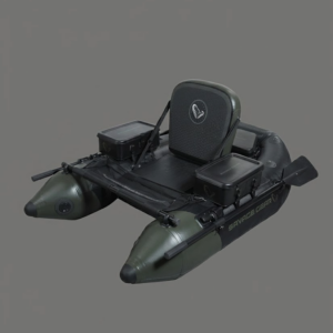 Pływadełko Savage Gear Stealth 175 – bellyboat z V-kształtnym kadłubem, kolor zielony