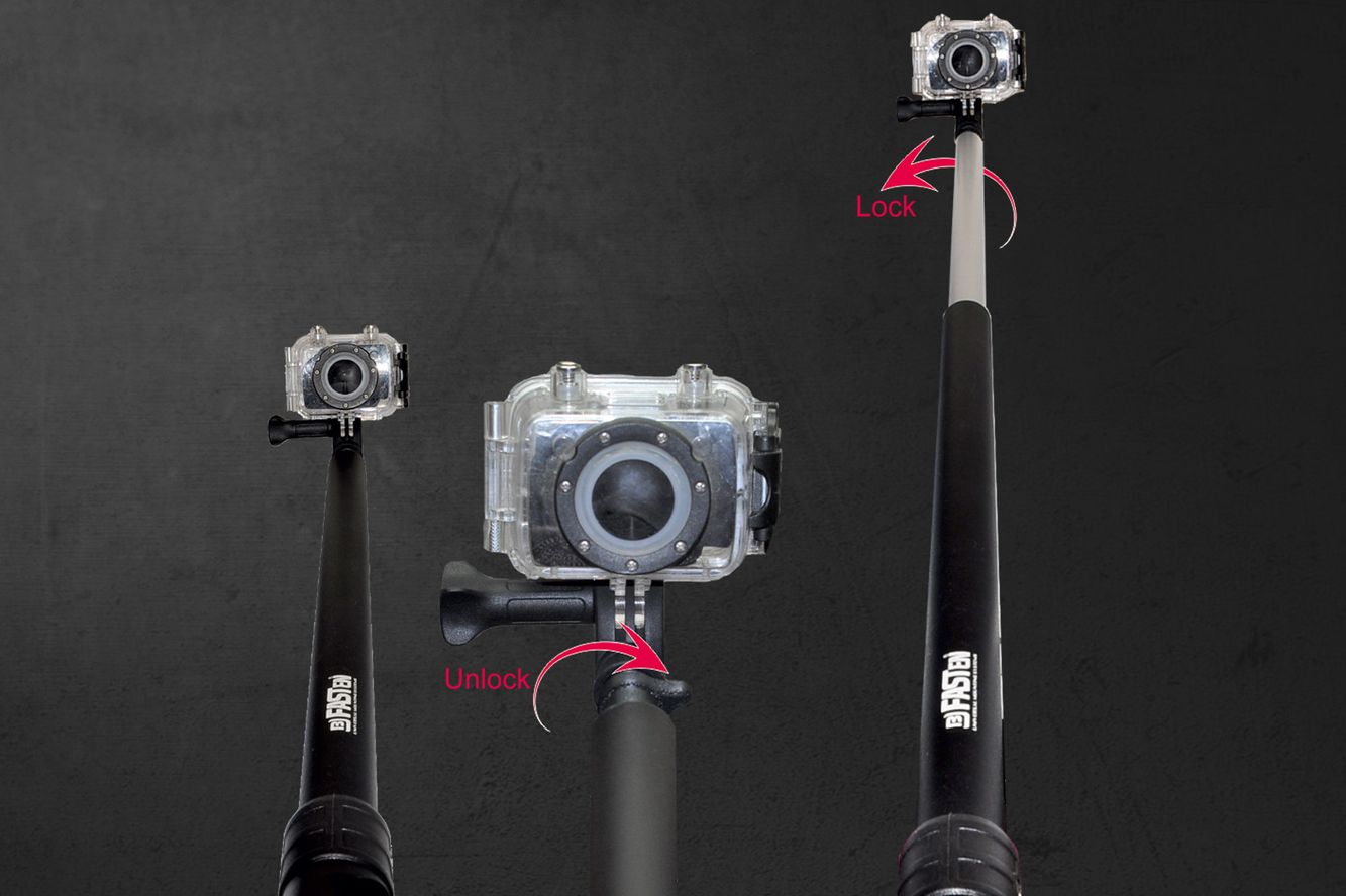 Teleskopowy uchwyt kamery Fasten Ng600 – 505–790 mm - obrazek 3