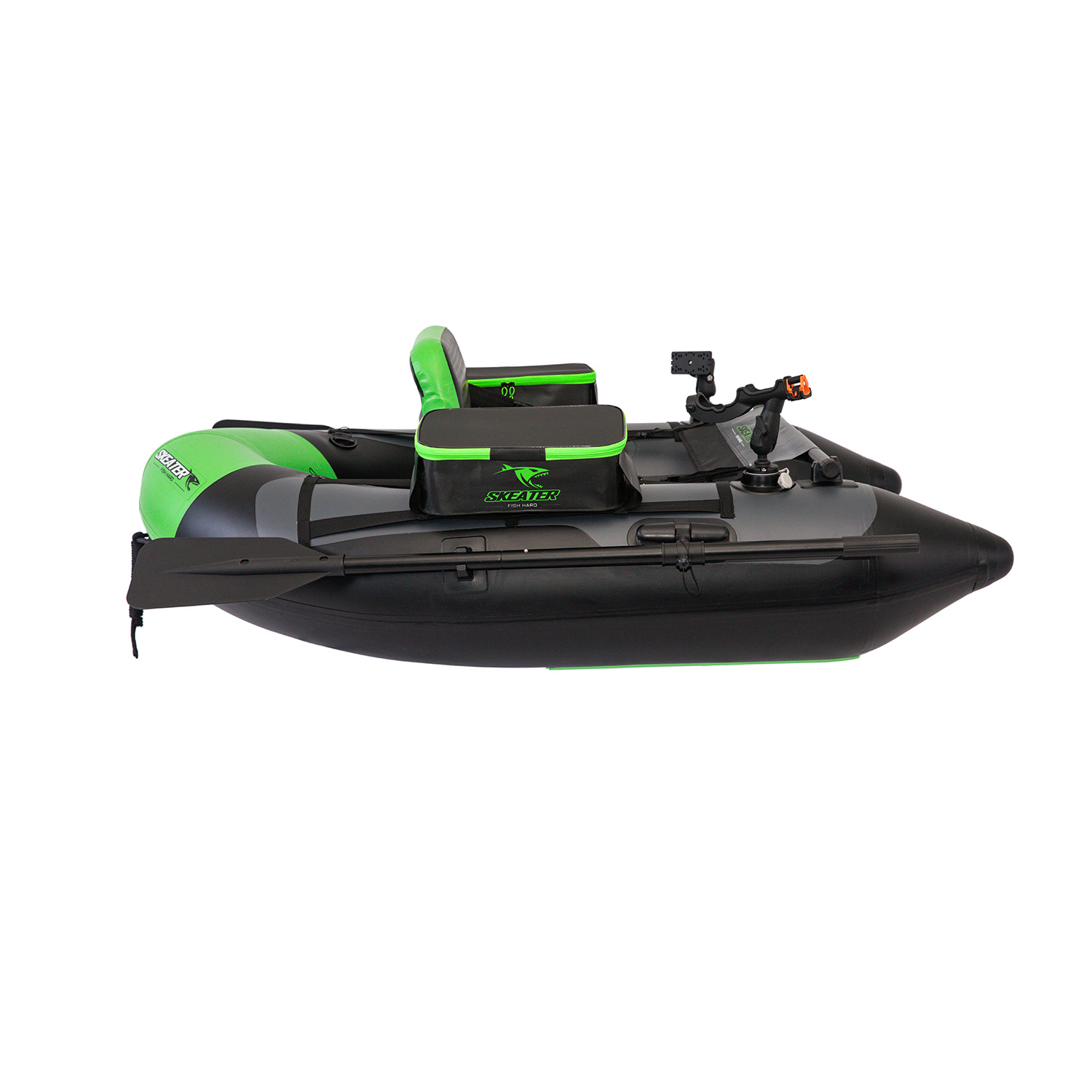 Bellyboat Skeater JAWZ 170 – ponton wędkarski PVC 0,9 mm z siedziskiem mesh i akcesoriami wędkarskimi